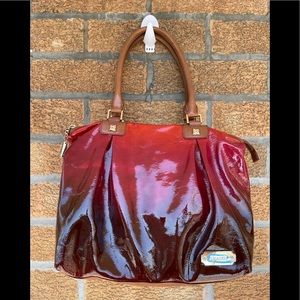 L.A.M.B.  Manchester Tote Ombre Zippered Bag